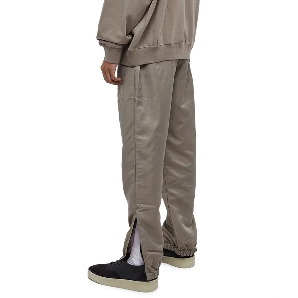 KIDS Fear of God Essentials Track Pants Desert Taupe Drawstring Size 10‎